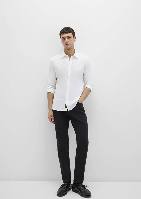 Resim Mavi Uzun Kol Erkek Gömlek M0210294-620