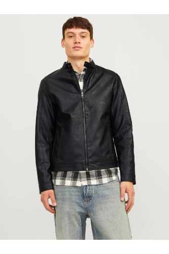 Resim Jack & Jones Jjedylan Clean Pu Jacket Noos Erkek Deri Mont ve Ceket 12261195
