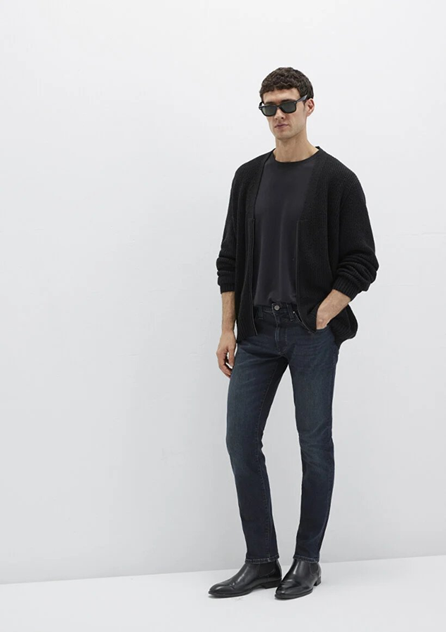 Resim Mavi Jake Erkek Jean Pantolon M0042287868