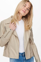 Resim Only Onlgemma Faux Leather Biker Otw Noos Kadın Deri Mont ve Ceket 15153079