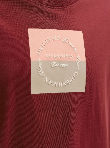 Resim Jack & Jones Jorcatskılls Square Brandıng Tee Ss Cn Erkek T-Shirt 12290856