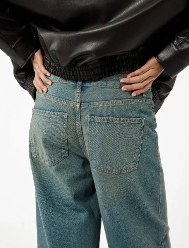 Resim Koton Kadın Jean Pantolon 6WAL40010MD