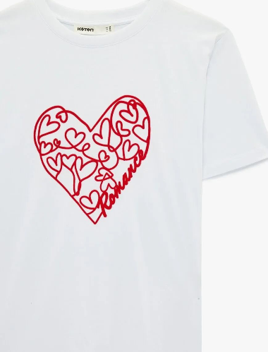 Resim Koton Kadın T-shirt 6SAK50093EK