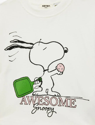 Resim Koton Kız Çocuk T-shirt 6SKG10157AK