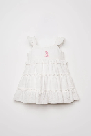 Resim U.S. Polo Assn Bebek Kız Bebek Elbise Usb3033