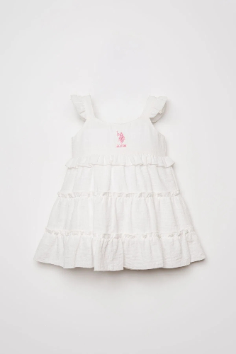 Resim U.S. Polo Assn Bebek Kız Bebek Elbise Usb3033