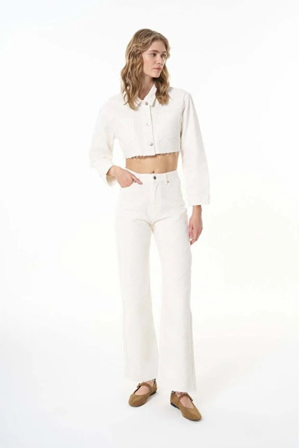 Resim QUZU Kadın Kanvas Pantolon