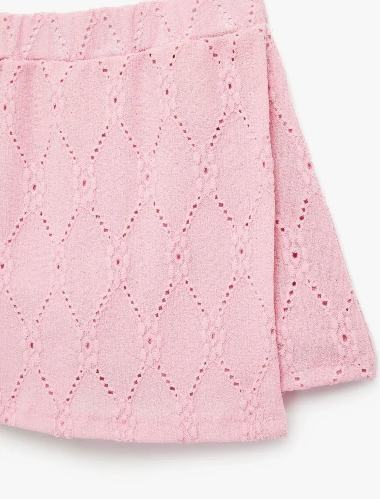 Resim Koton Kız Çocuk Kot&Kanvas Şort 6SKG40005AK