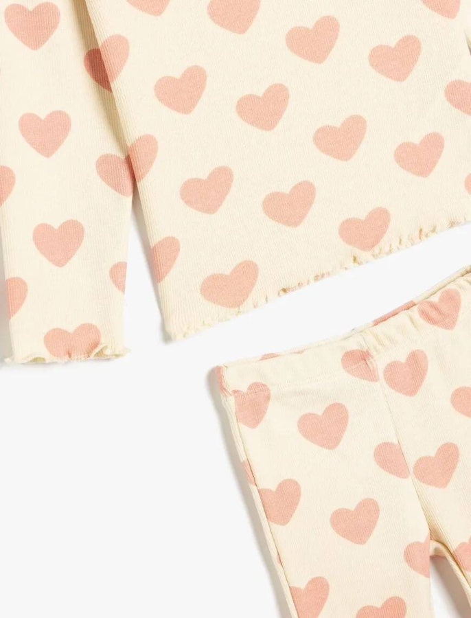 Resim Koton Kız Bebek Sweat Takım 5SMG10106AK