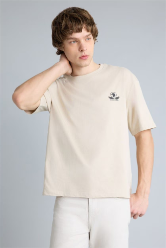 Resim Defacto Erkek T-shirt H2354AX/BG106