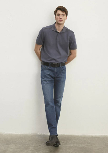 Resim Mavi Erkek Jean Pantolon M0042286546