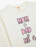 Resim Koton Kız Bebek Sweat 6Wmg10101Ak