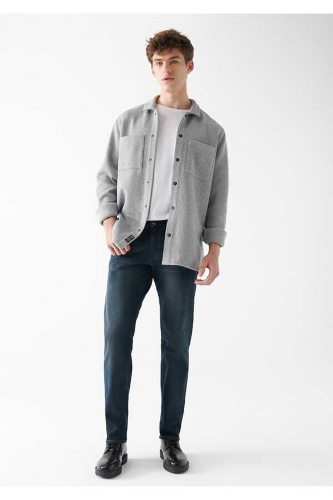 Resim Mavi Erkek Hunter Jean Pantolon M0020231891