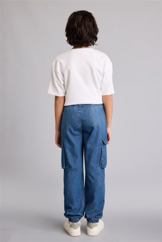 Resim Defacto Erkek Çocuk Jean Pantolon F9711A8/NM28