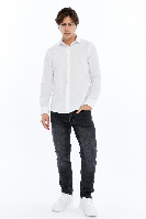 Resim Süvari Armürlü Slım Uzun Erkek Gömlek Gm2024700621