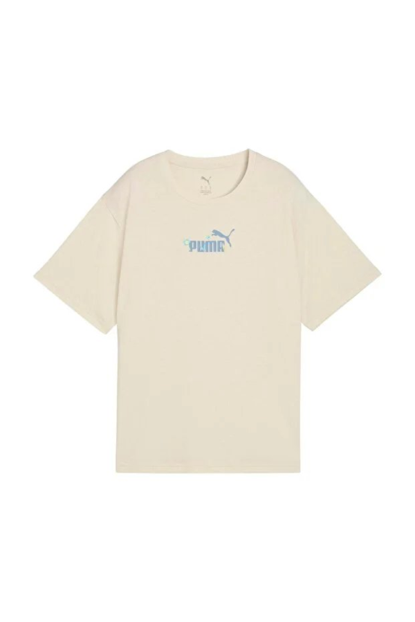 Resim Puma Ess Nature 2.0 Relaxed Tee Kadın T-Shirt 688077-87