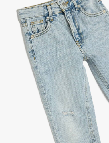 Resim Koton Erkek Çocuk Jean Pantolon 5SKB40015TD