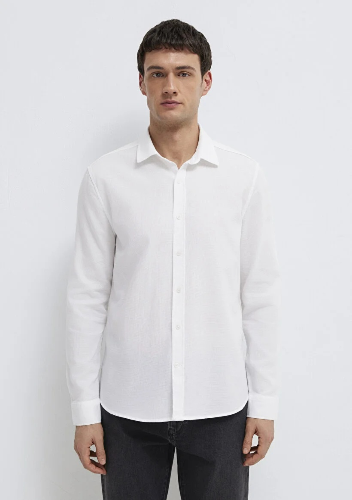 Resim Mavi Uzun Kol Erkek Gömlek M0211656-620