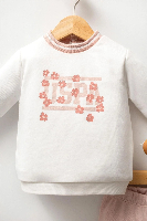 Resim U.S. Polo Assn Bebek Kız Bebek Sweat Takım USB2743