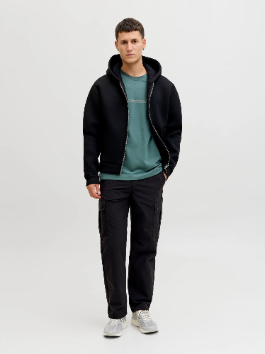 Resim Jack & Jones Jcofusıon Chest Brand Tee Ss Crew Noos Erkek T-Shirt 12289936