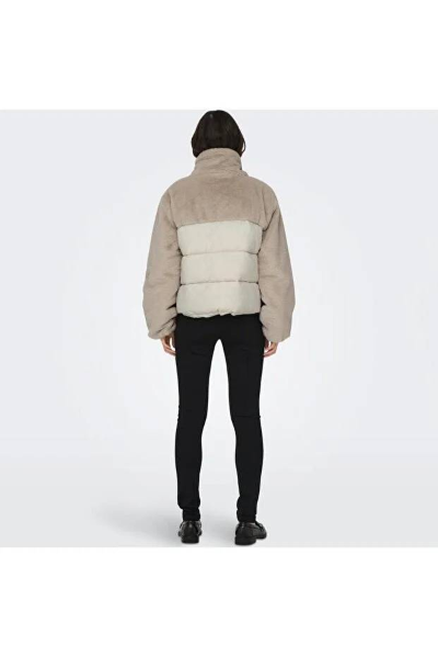 Resim Only Onlwanja Fur Puffer Mix Jacket Noos Otw Kadın Mont 15292945