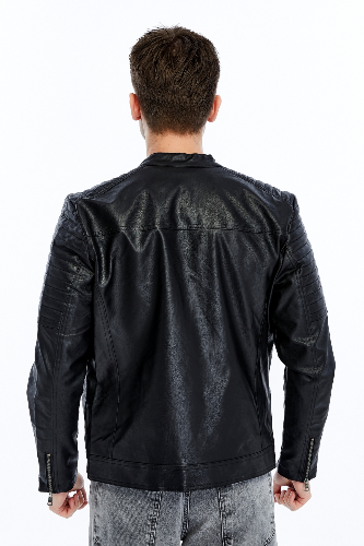 Resim Yenikoza Erkek Deri Mont ve Ceket