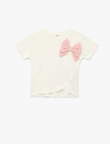 Resim Koton Kız Bebek T-shirt 6SMG10038AK