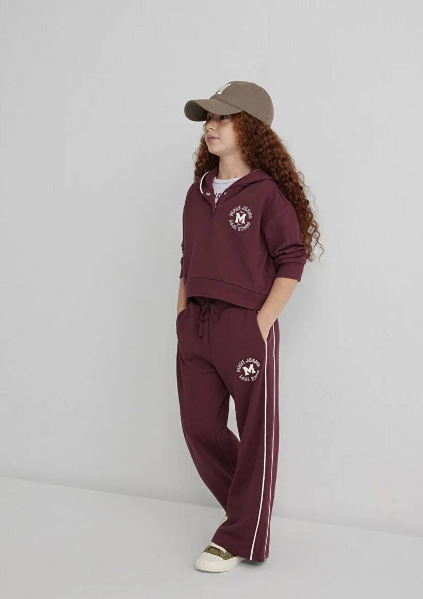 Resim Mavi M Baskılı Kız Çocuk Eşofman Alt M7010032-70393