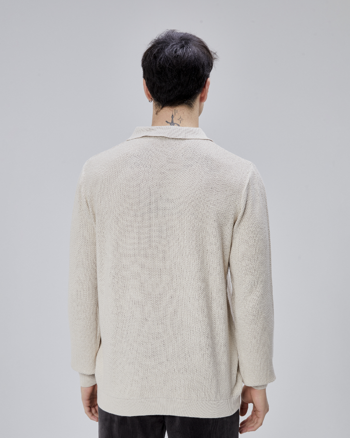 Resim Paul&More Erkek Triko Kazak 17271 Fermuarlı Polo