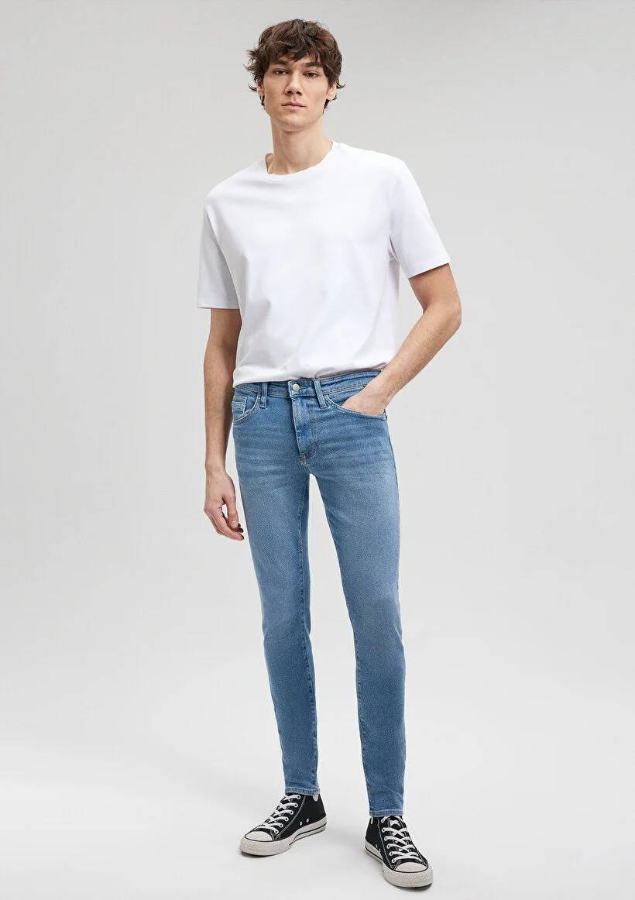 Resim Mavi Erkek Leo Jean Pantolon M0076280567