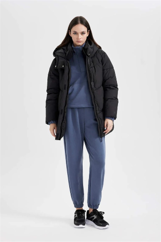 Resim Defacto Kadın  Mont A1553AX/BK81