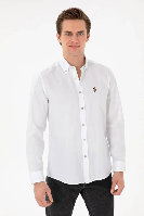 Resim 2225643 Cedcolorreg025K U.S Polo Assn. Erkek Uzun Kol Gömlek