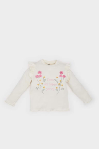 Resim Defacto Kız Bebek Uzun kol Sweat D9328A5/ER233