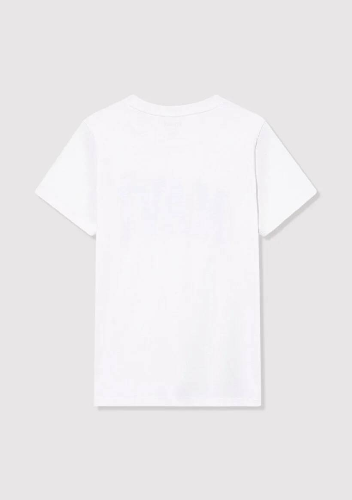 Resim Mavi Logo Erkek Çocuk T-Shirt M6610030-620