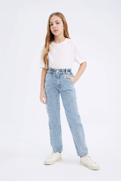 Resim Defacto Kız Çocuk  Jean Pantolon D7112A8/NM39