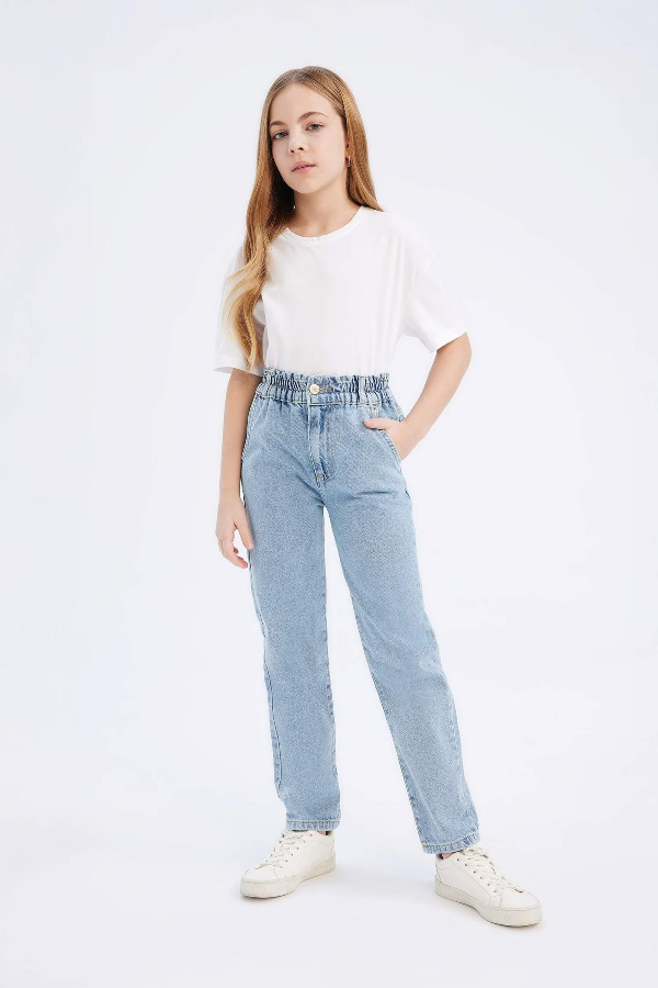 Resim Defacto Kız Çocuk  Jean Pantolon D7112A8/NM39