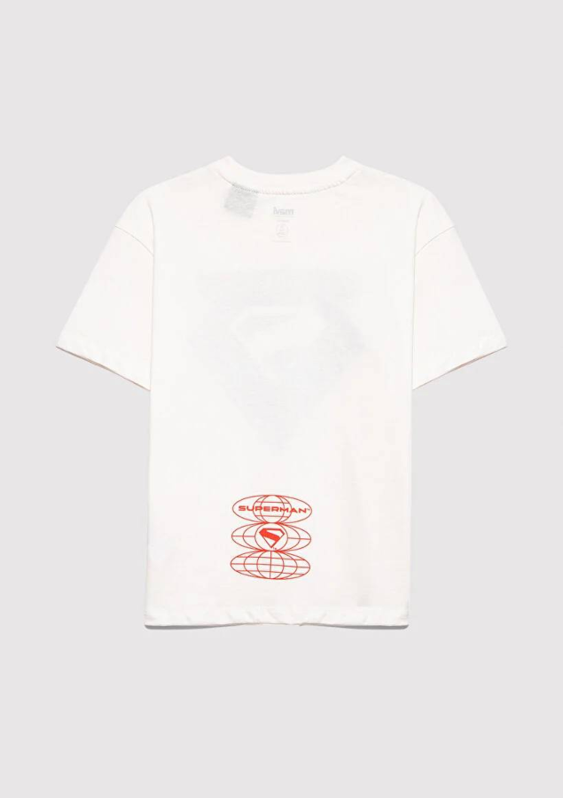 Resim Mavi Superman Baskılı Erkek Çocuk T-Shirt M6610381-70057