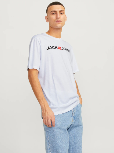 Resim Jack & Jones Jjecorp Logo Tee Ss Crew Neck Noos Erkek T-Shirt 12137126