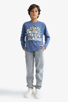 Resim Defacto Erkek Çocuk Uzun Kol Sweat F5093A8/IN247