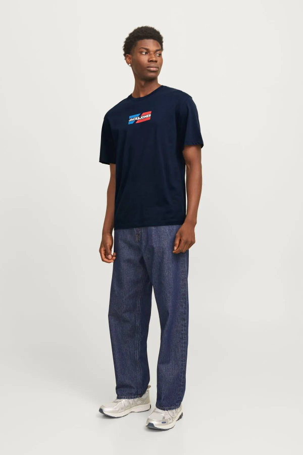 Resim Jack & Jones Jjecorp Graphıc Tee  Ss O-Neck Noos Erkek T-shirt 12268415