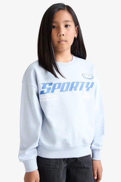 Resim Defacto Kız Çocuk  Sweat E6760A8/BE216