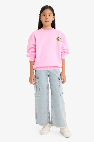 Resim Defacto Kız Çocuk  Sweat E6781A8/PN666