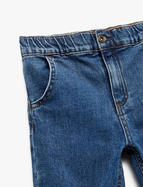Resim Koton Erkek Bebek Jean Pantolon 6Wmb40001Td