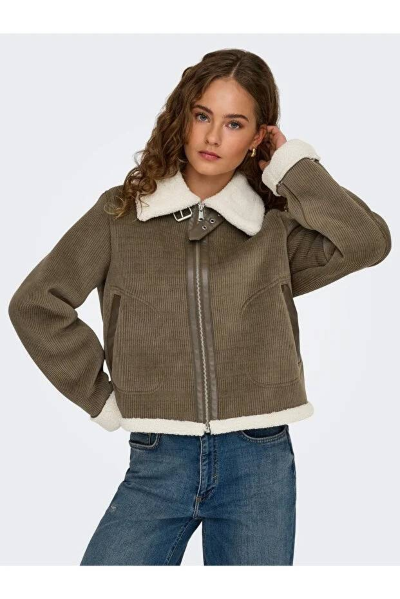Resim Only Onlkingston Cord Bond Jacket Cc Otw Kadın Mont 15348995