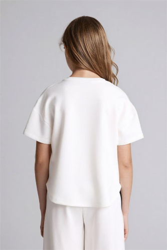 Resim Defacto Kız Çocuk T-shirt H1081A8/WT34