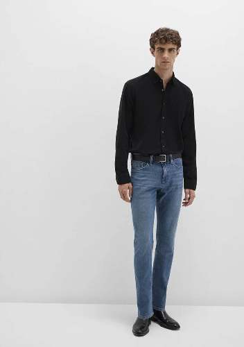 Resim Mavi Jake Mid Erkek Jean Pantolon M0042290661