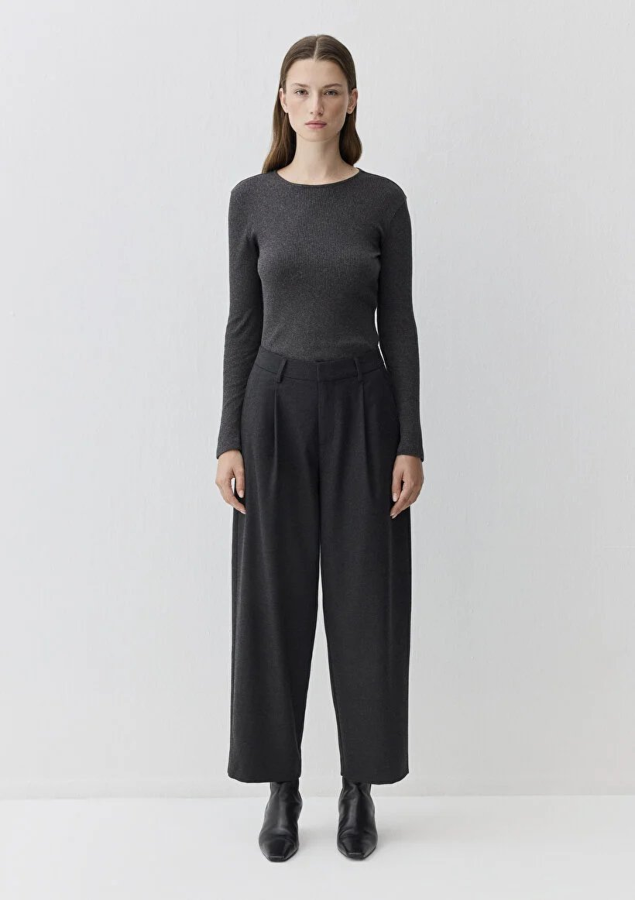 Resim Mavi Kadın Kanvas Pantolon M1011131-87829