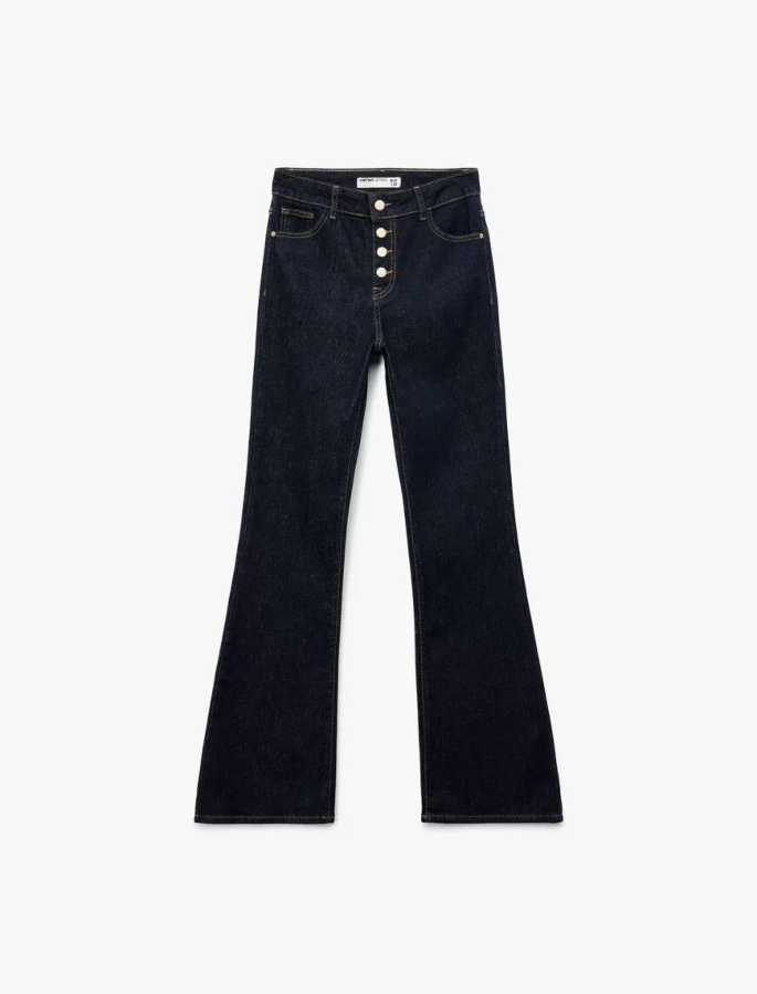 Resim Koton Kadın Jean Pantolon 6WAL40072MD