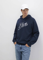 Resim Mavi Logo Erkek Sweat M0S10469-70490