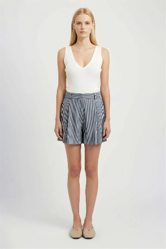 Resim Yenikoza Kadın Kot&Kanvas Şort